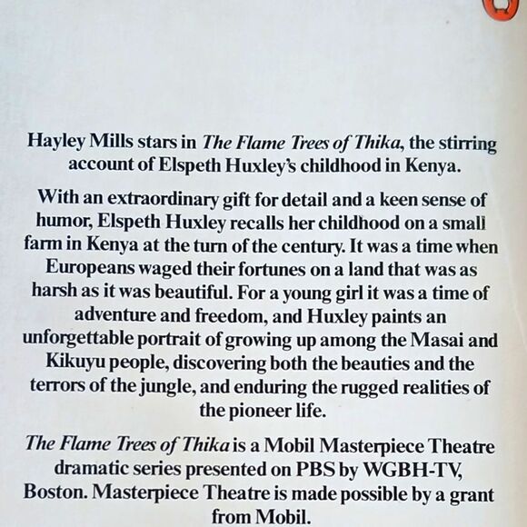The Flame Trees of Thika : Memories of an African Childhood by Elspeth Huxley - Picture 3 of 9